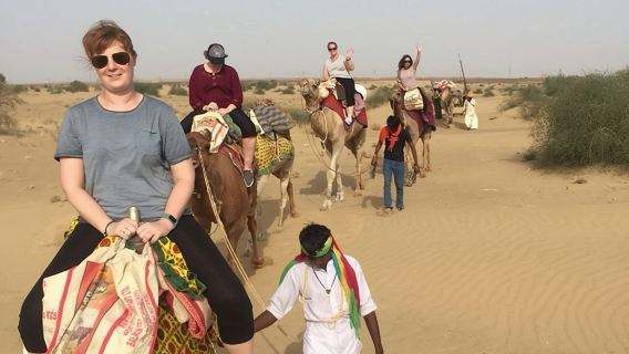  Non Touristic Half Day Camel Safari Thar Desert Sunset 
