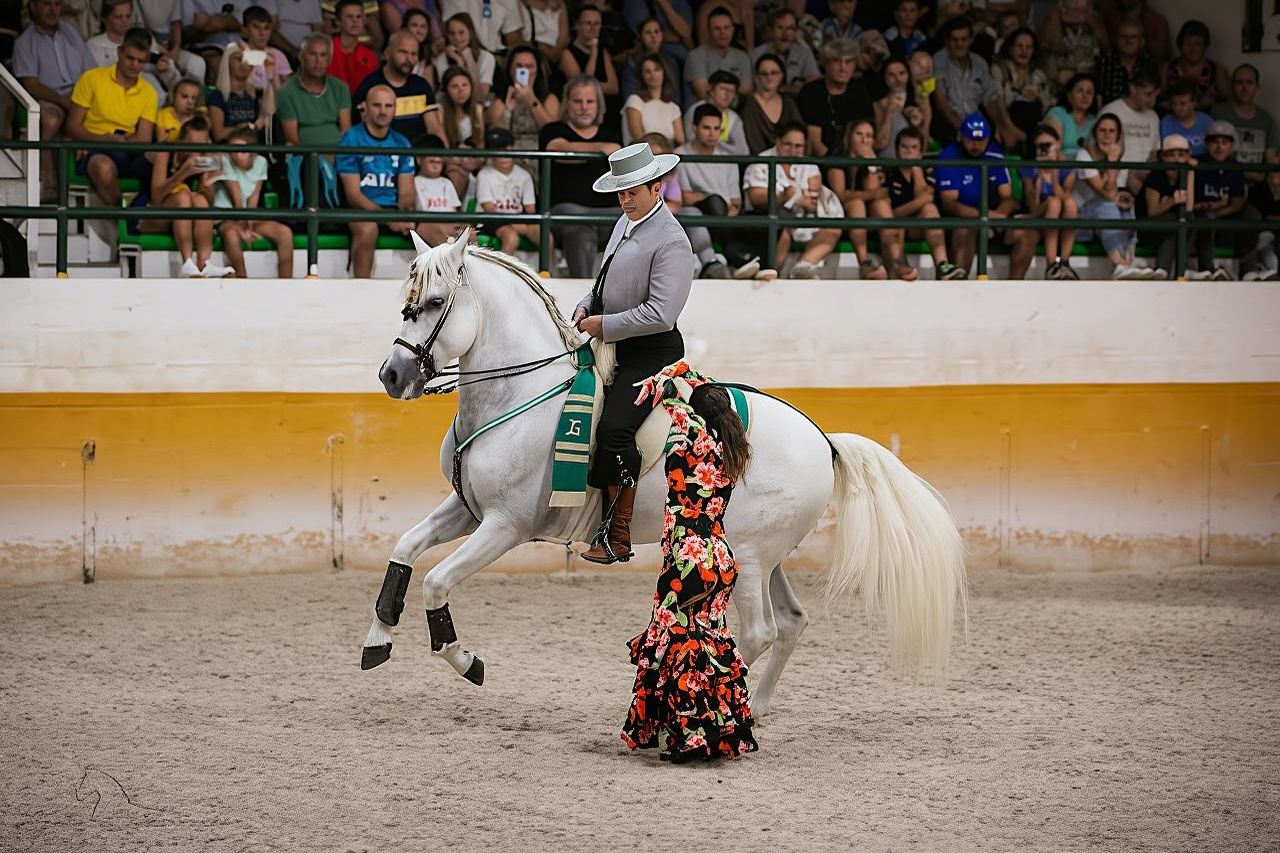 Andalusian horse flamenco show in Torremolinos