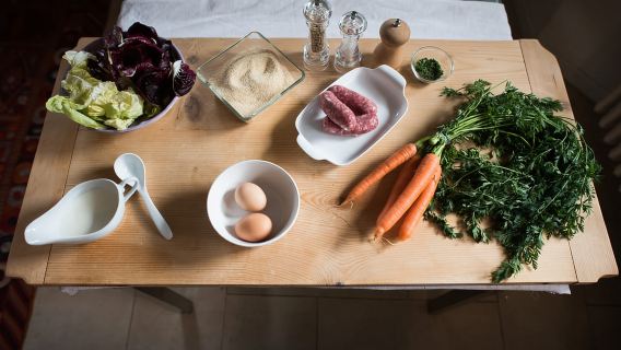 Bologna: Chợ và lớp học nấu ăn tại nhà dân địa phương