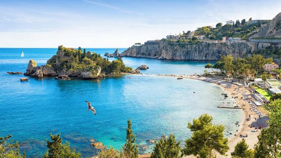 Taormina: TIỆC TUYỆT VỜI TẠI CATAMARANO NELLA BAIA DI TAORMINA