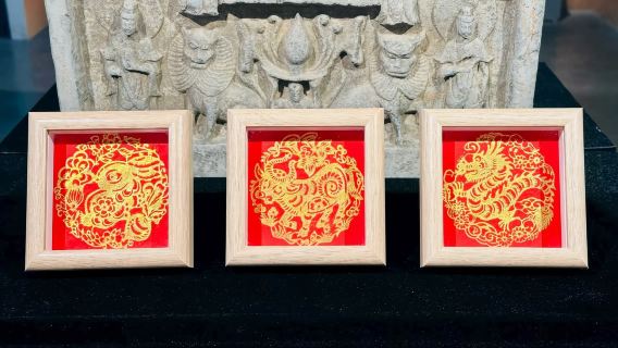 【重慶非遺体験】重慶伝統拓本技術の非遺文化手作り体験【専門講師指導+伝統拓本技術+宋錦DIY+マーブリングシルクスカーフ+完成品持ち帰り可】