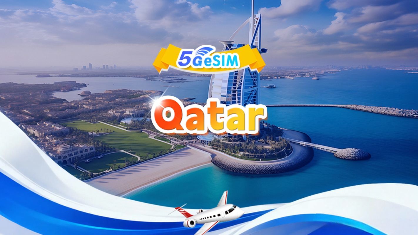 Qatar 5G eSIM| Totaalpakket| Totaal 1GB-30GB| 3-30 dagen|QR code