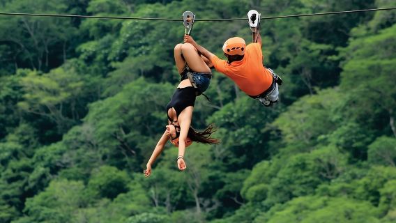 Puerto Vallarta's Best Canopy Zipline + Jorullo Bridge walk!
