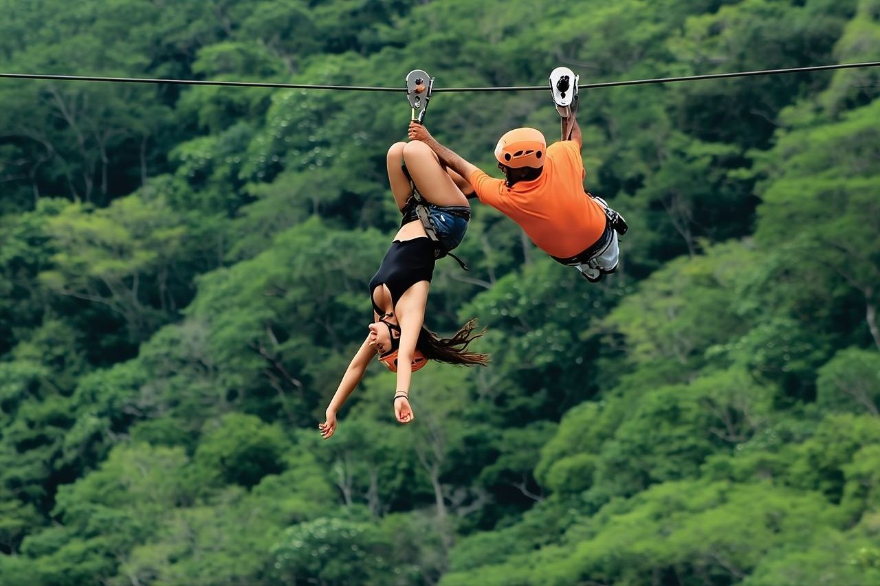 Puerto Vallarta's Best Canopy Zipline + Jorullo Bridge walk!