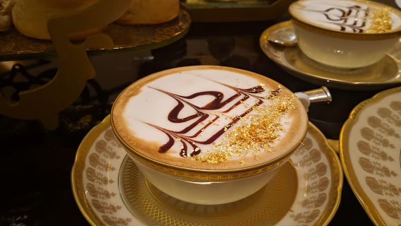 Official direct sale - palace afternoon tea buffet. Book buffet lunch/dinner/afternoon tea with gold leaf coffee at the eight-star palace hotel in Abu Dhabi