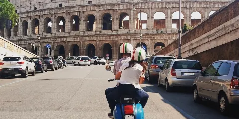 羅馬 Vespa 經典之旅:含接送服務