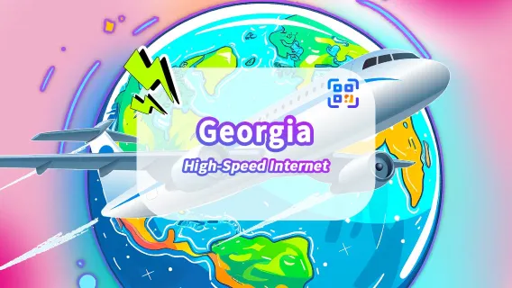 Georgien eSIM | 4G | Highspeed-Daten | Tagespaket/Datenpaket | 24 Stunden | 1-30 Tage | QR-Code