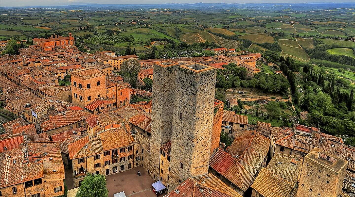 聖吉米尼亞諾+錫耶納+托斯卡納田園午餐+聖母百花大教堂