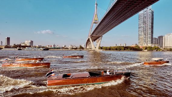 Bangkok: Chaophraya River Private Hacker Craft Boat Cruise