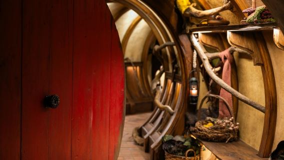 ニュージーランド・ホビット村映画セット半日ツアー【ニュージーランドの象徴的観光地:ホビット村映画セットガイド付き】