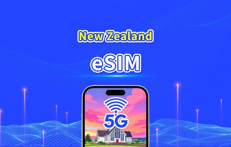 New Zealand 5G eSIM  | Dual Net | Daily/Total Data Package | 1–30 Days | 24-Hour Billing | QR Code