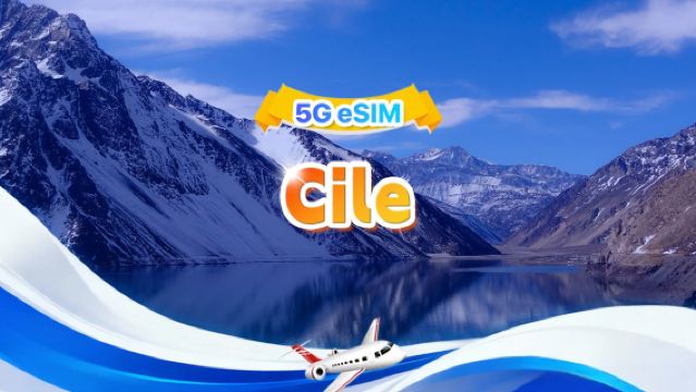 eSIM Cile 4G/5G | Pacchetto giornaliero/Pacchetto totale | 1 GB/giorno - totale 30 GB | 1-30 giorni | Sistema attivo 24 ore su 24 | QR code