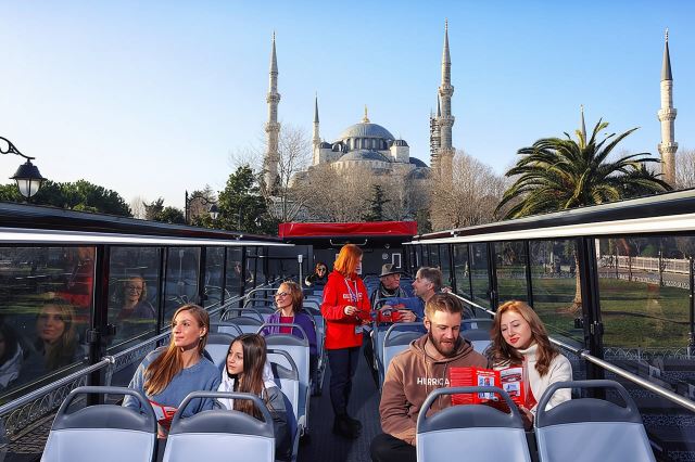 Istanbuls Top-Sehenswürdigkeiten: Sightseeing mit dem Hop-on-Hop-off-Bus