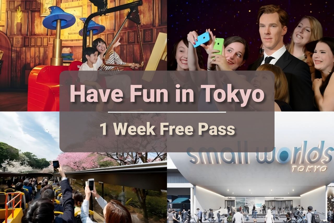 Tokyo Enjoyment Week Pass 1 Week Free Pass|Have fun in Tokyo|Tokyo City Pass