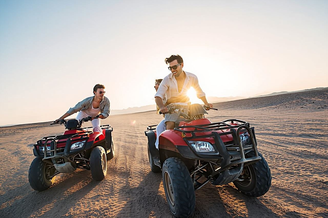 Agadir o Taghazout: Giro in quad su spiaggia e dune con snack