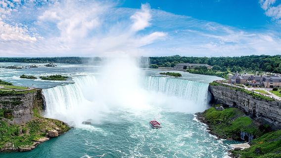 Tour guidato di un giorno alle Cascate del Niagara da Toronto con barca e torre