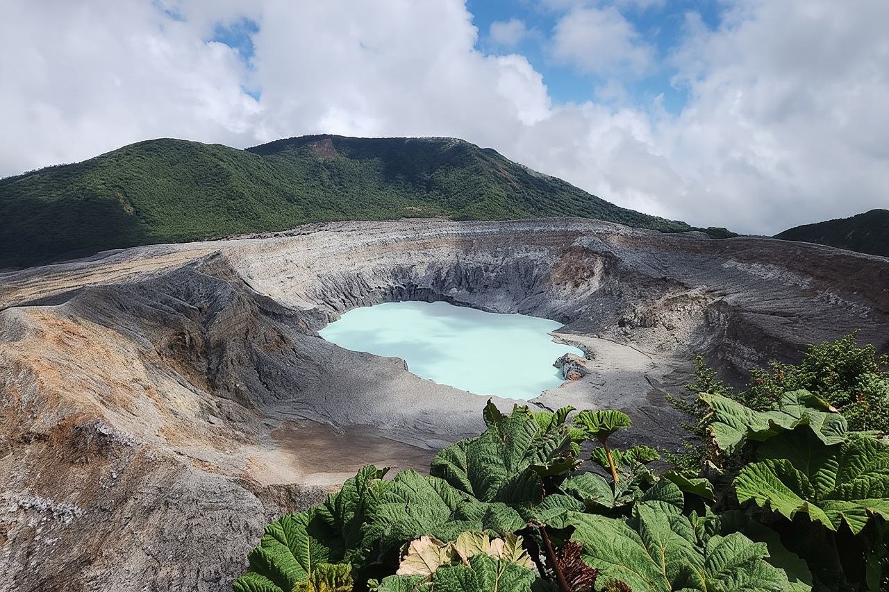 Esperienza di un giorno intero al vulcano Poas, ai giardini delle cascate di La Paz e alle piantagioni di caffè