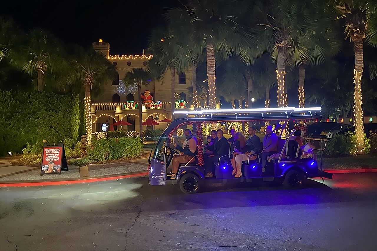 นั่งรถกอล์ฟชมผีในเซนต์ออกัสติน