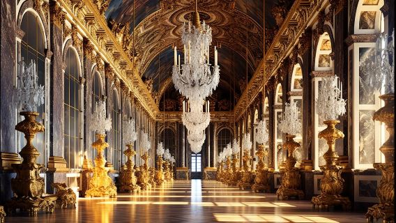 ทัวร์พระราชวังแวร์ซาย 1.5 ชั่วโมง กรุ๊ปอิสระ ไกด์ ภาษาจีนกลาง