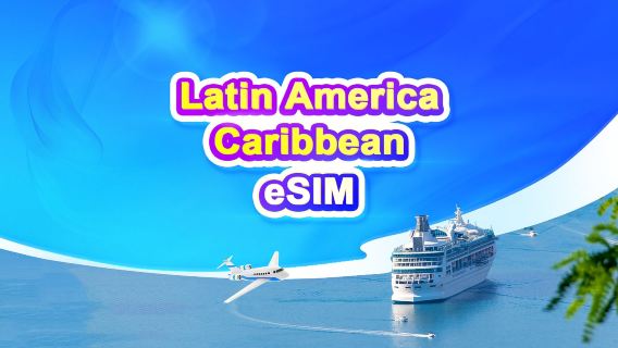 eSIM Amérique latine/Caraïbes 4G/5G | Forfaits journaliers/data | 1-30 jours | Facturation 24h/24 | Code QR