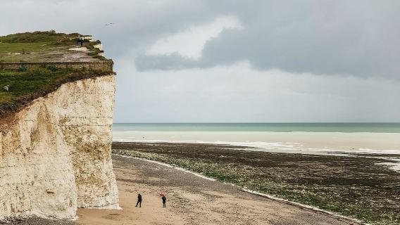 Ab London, Vereinigtes Königreich: Tagesausflug zu den Seven Sisters Cliffs im South Downs National Park (16er-Gruppe + Bahnfahrkarte)