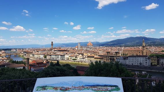 Florence Hill Golf Cart Tour: From San Frediano to Arcetri