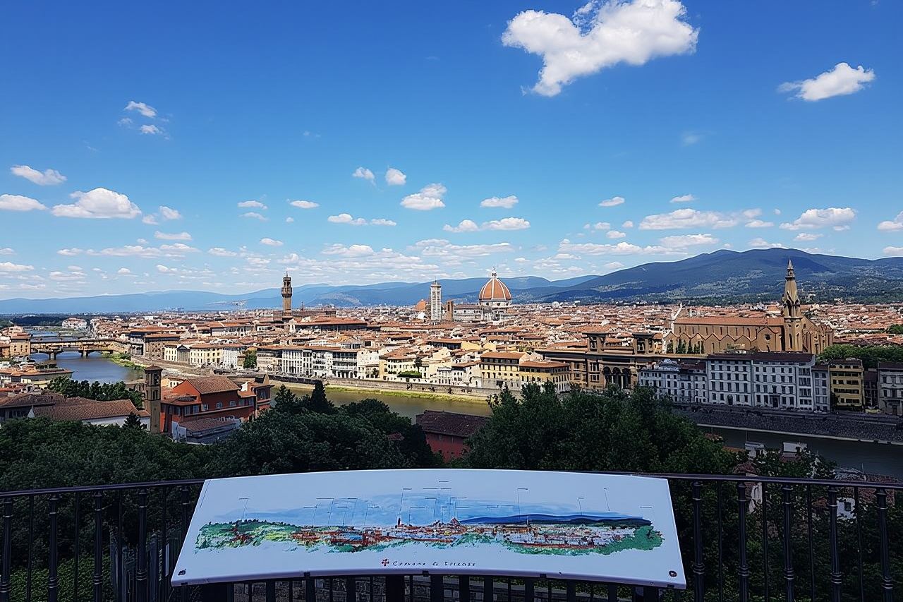 Tour in golf cart di Firenze, Michelangelo e colline panoramiche