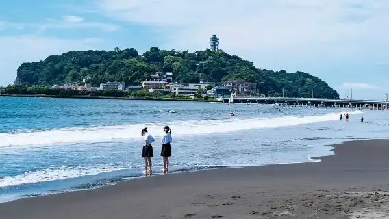 鎌倉高校、鎌倉大仏、江ノ電、鶴岡八幡宮をワンデーツアー