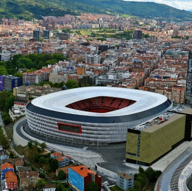 Sân vận động San Mamés - La Liga & Champions League - Đặt vé thay mặt cho sân nhà của Athletic Bilba