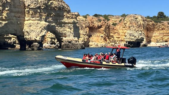 Vanuit Lagos: Benagil-zeegrottentour met een lokale gids