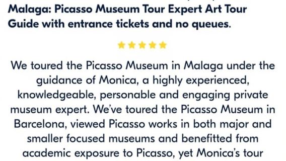 Malaga: Picasso-Museumstour mit fachkundigem Kunstführer für kleine Gruppen