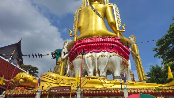 Recorrido por el Gran Buda y los mercados culturales del Canal Long Boat de Bangkok