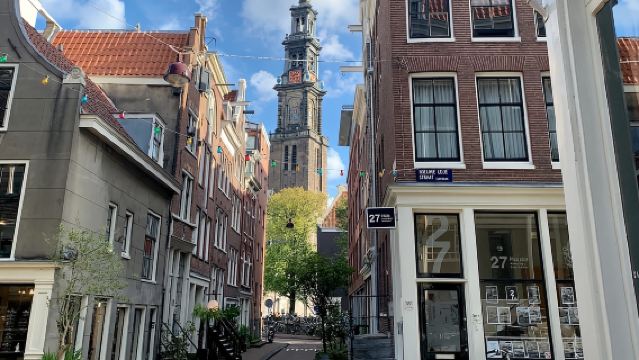 Amsterdam: Jordaan-Viertel-Tour mit deutschem Guide