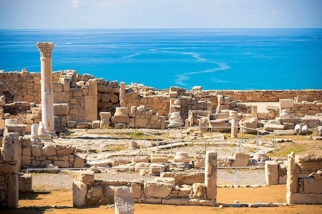 Kourion Cyprus archaeological heritage site self-guided walking tour
