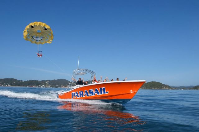 Paihia: Bay of Islands Parasailing Flight