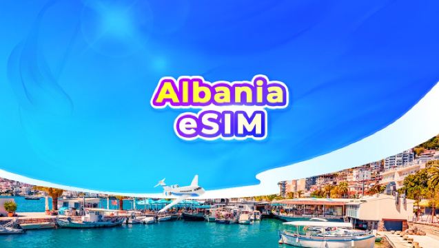 eSIM 5G Albania | Gói ngày/Gói dung lượng | Tính phí theo 24 giờ | Mã QR