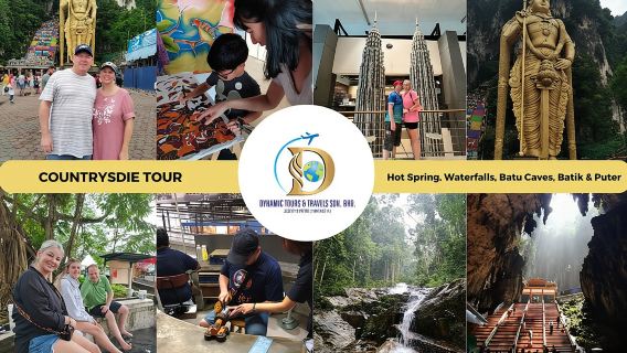 Countryside Tour Waterfall, Hot Springs & Batu Caves With Lunch