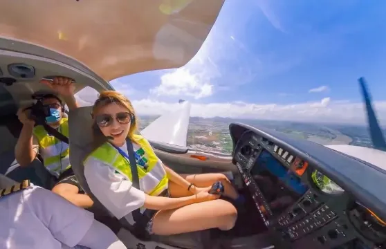 雲南麗江玉龍雪山飛行基地/固定翼飛機駕駛體驗【真機駕駛+資深機長一對一教學+束河古鎮/白沙古鎮免費接送】