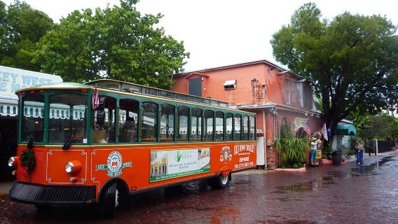 Ки-Уэст: Старый город: трамвай с остановками и остановками