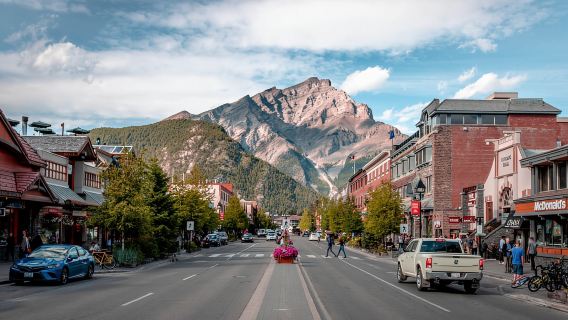 Banff : excursion d'une journée à la ville de Banff, en télécabine et au canyon Johnston