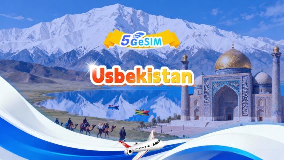 Usbekistan 5G/4G eSIM | Tagespaket/Gesamtpaket | 3 GB/Tag – 30 GB gesamt | 1–30 Tage | 24-Stunden-Format | QR Code