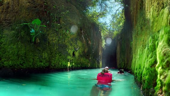 Underground river adventure/Xcaret Park - Cancun, Mexico - Private charter day tour - Chinese/English speaking driver