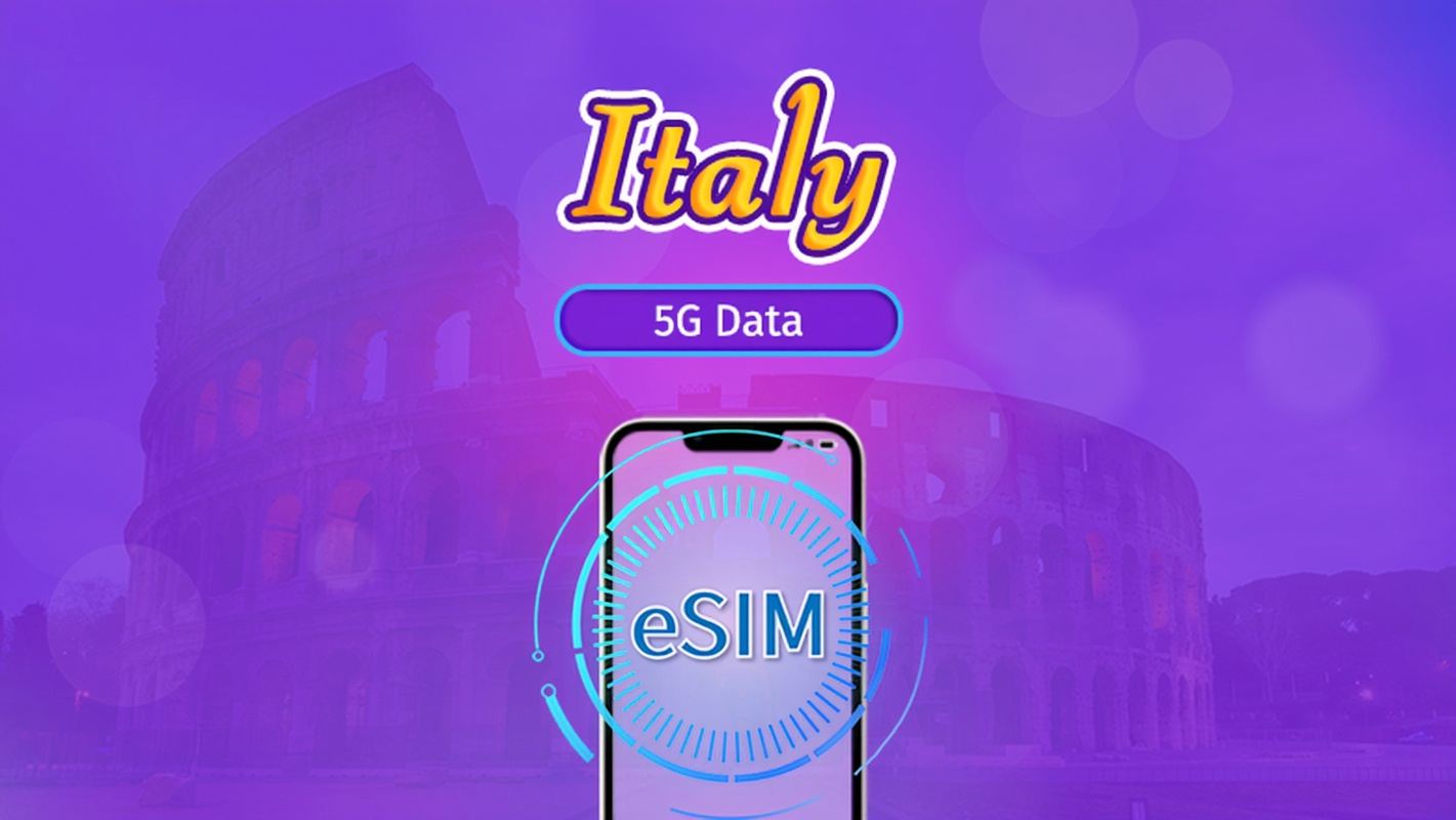 Italy | 5G/4G eSIM | Total Package | 24H Billing | 7-30 days | QR code