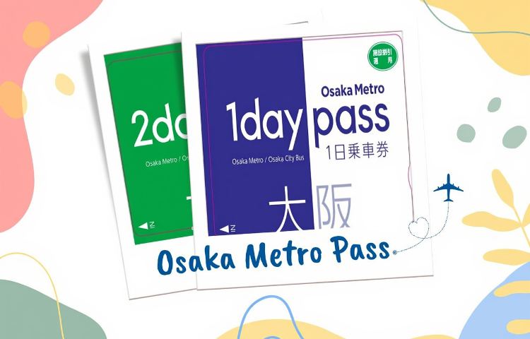 Osaka Metro Pass (1-Day/2-Day)