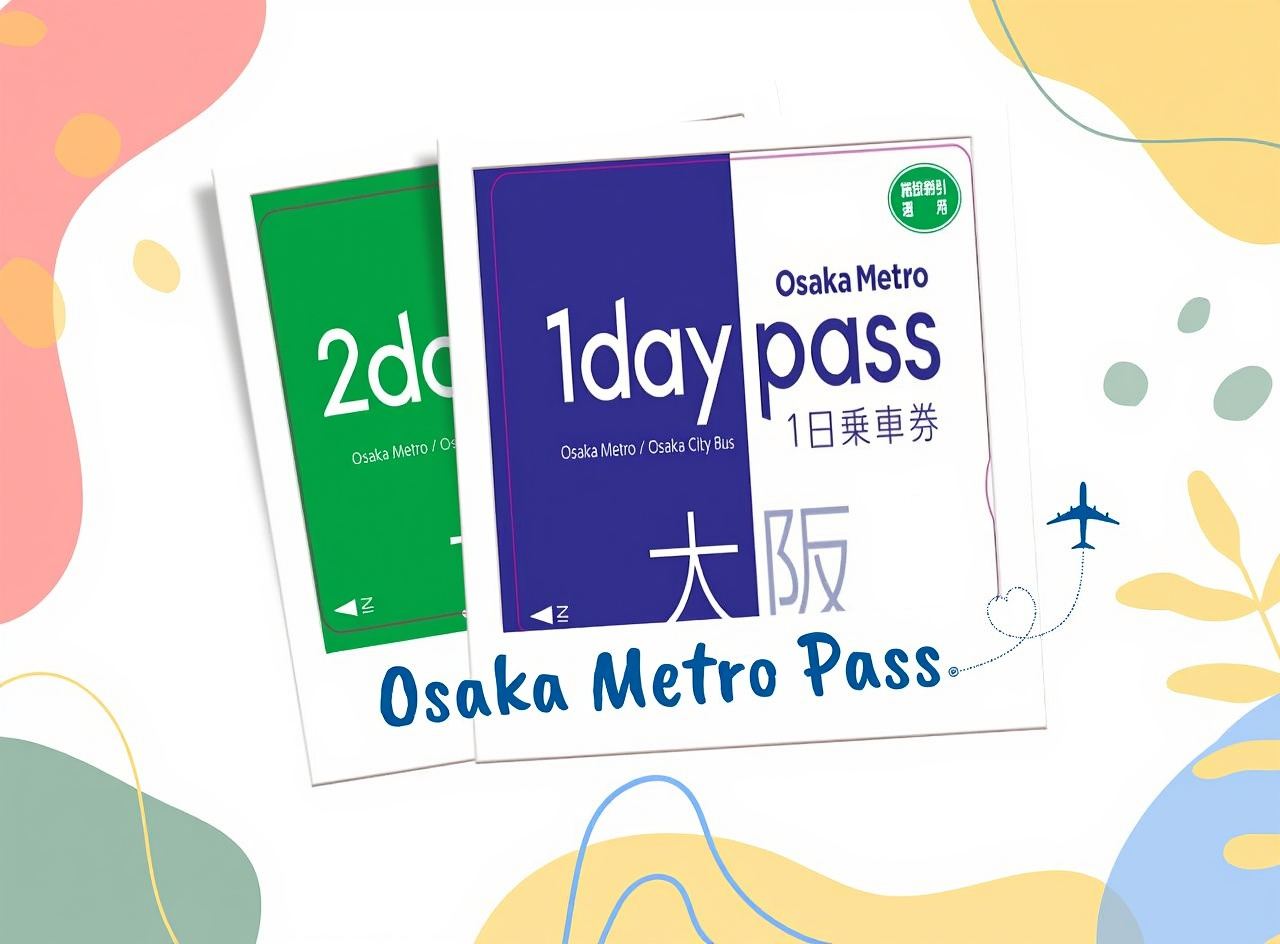 Biglietto per la metropolitana e il bus di Osaka (1 giorno/2 giorni) Osaka Metro & Osaka City Bus Pass