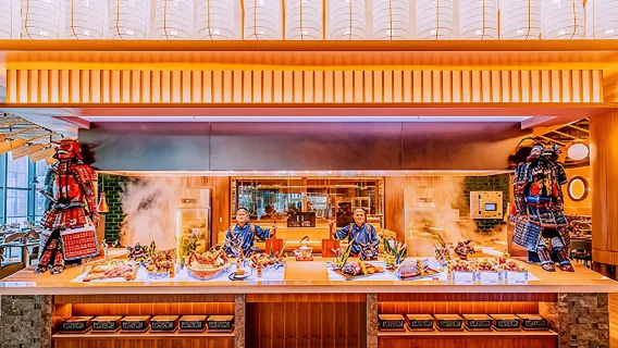 Phiếu buffet tối tại Nhà hàng Thủy thủ thuộc Khách sạn Phi thuyền tại Vương quốc Đại dương thuộc Khu nghỉ dưỡng Trường Long Chu Hải