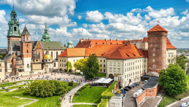Tour con audioguía del Castillo de Wawel y la Colina de Wawel