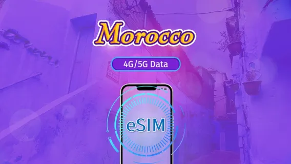 Morocco | 5G/4G eSIM | Total Package | 24H Billing | 30 days | QR code