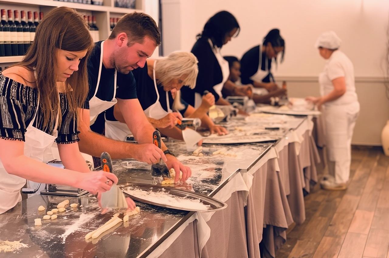 Rome Cooking: Pasta & Tiramisu Making, Free-Flowing Fine Wine