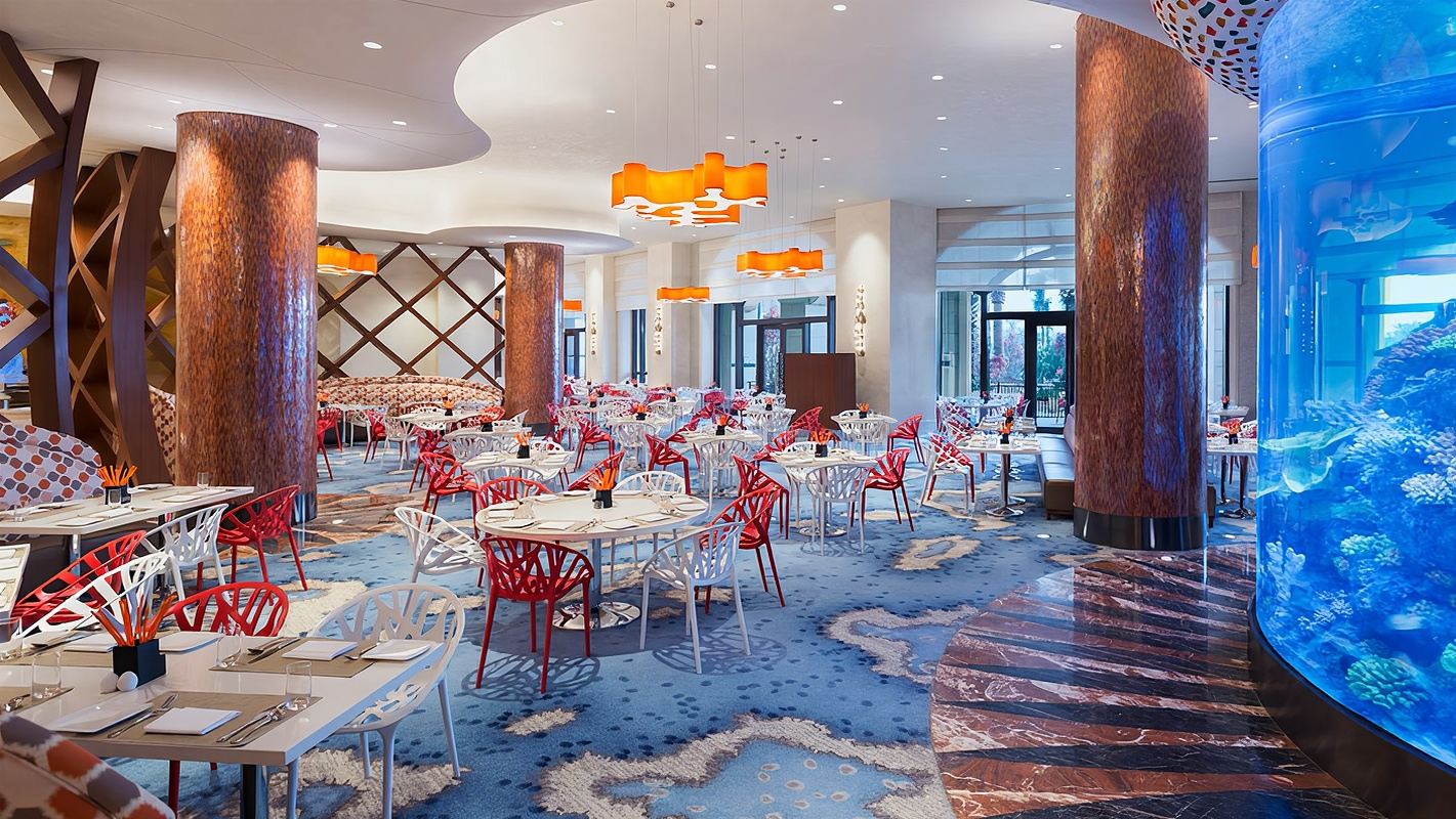 Zhuhai Chimelong Hengqin Bay Hotel Buffet Voucher for Dolphin Restaurant Breakfast/Lunch/Dinner or Hengqin Bay Water Park combo ticket